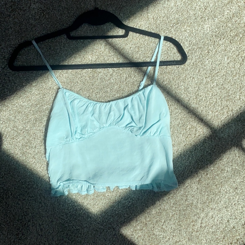Light blue tank top